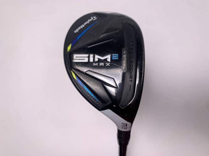TaylorMade SIM2 MAX Rescue 3 Hybrid 19* Fujikura Ventus 7-S Stiff Mens RH