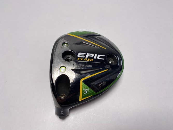 Callaway EPIC Flash Sub Zero  3+ Tour Issue Fairway Wood 13.5* HEAD ONLY Mens LH