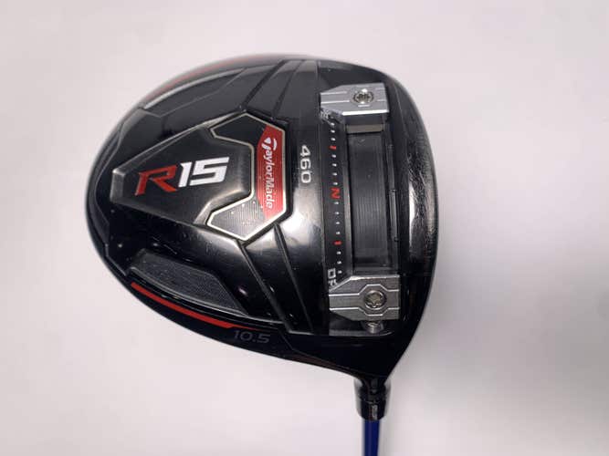 TaylorMade R15 Black Driver 10.5* Grafalloy ProLaunch Blue 65g Regular Mens RH