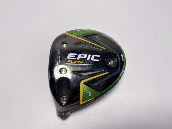 Callaway EPIC Flash 3 Tour Issue Fairway Wood 15* HEAD ONLY Mens LH