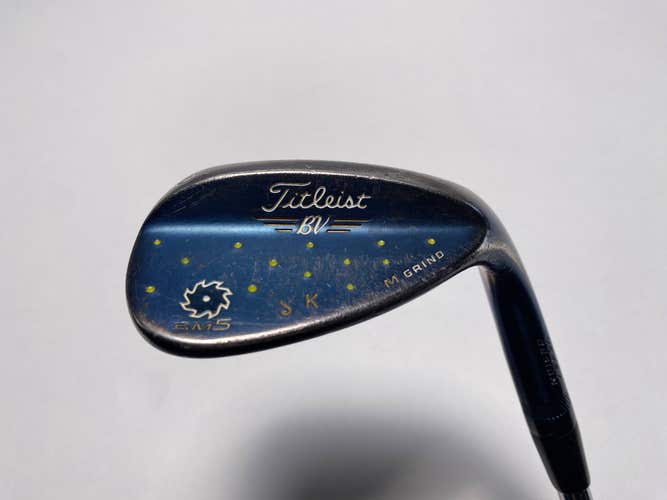 Titleist Vokey SM5 Indigo Lob Wedge LW 60* 8 Bounce M-Grind KBS Tour Mens RH
