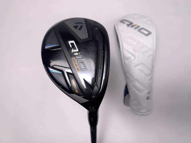 TaylorMade Qi10 MAX 4 Hybrid 23* Fujikura Speeder NX 50g Senior RH HC