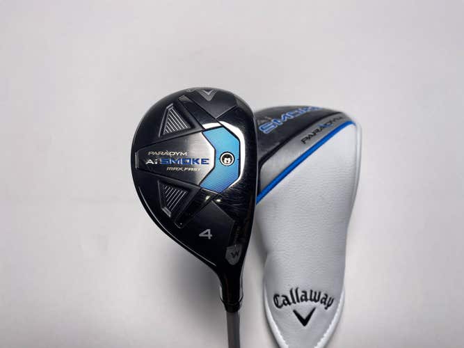 Callaway Paradym Ai Smoke Max Fast 4 Hybrid 21* Eldio 40g Ladies RH HC