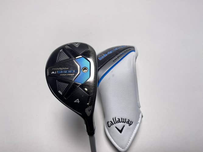 Callaway Paradym Ai Smoke Max Fast 4 Hybrid 21* Eldio 40g Ladies Graphite RH HC