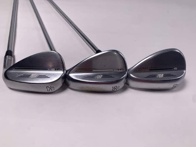Titleist Vokey SM9 Tour Chrome Wedge Set 52* 8 | 56* 10 | 60* 10 Wedge Mens RH
