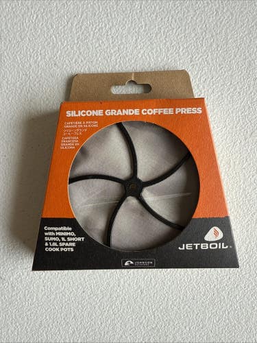 JetBoil Silicone Coffee Press Grande for MINIMO, Sumo, 1L Short & 1.8L Cookpots