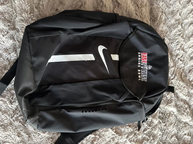 East West Shrine Bowl black Nike backpack