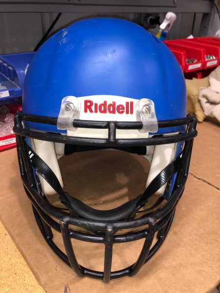 USED RIDDELL SPEED ADULT HELMET - LARGE - FLAT ROYAL BLUE