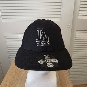 Vintage Los Angeles Dodgers Blackout New Era 59fifty Low Profile 6 5/8 MLB MUSA