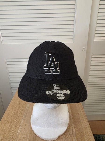 Vintage Los Angeles Dodgers Blackout New Era 59fifty Low Profile 6 5/8 MLB MUSA