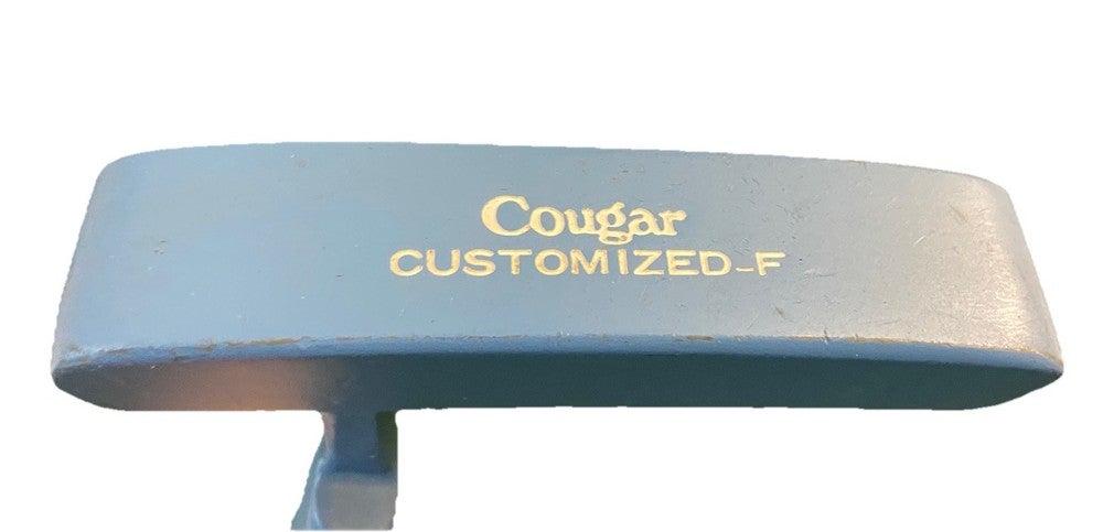 Cougar Customized F Heel Weight Toe Weight Blade Putter RH Steel 33.5" New Grip