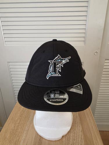 NWS Florida Marlins New Era Retro Crown 9fifty Strapback Hat MLB