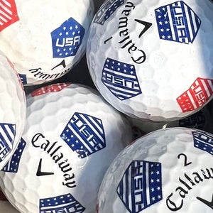 12 USA Callaway Chrome Soft  Truvis AAAA Near Mint Used Golf Balls