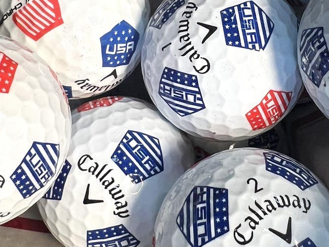 12 USA Callaway Chrome Soft Truvis AAAA Near Mint Used Golf Balls