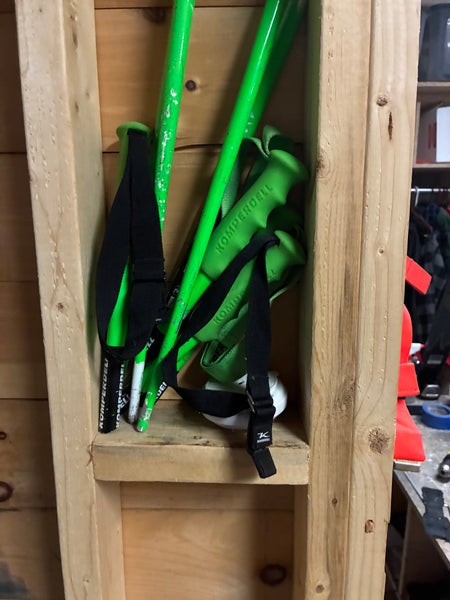 Adjustable Size Komperdell NATIONAL TEAM Ski Poles (Used)