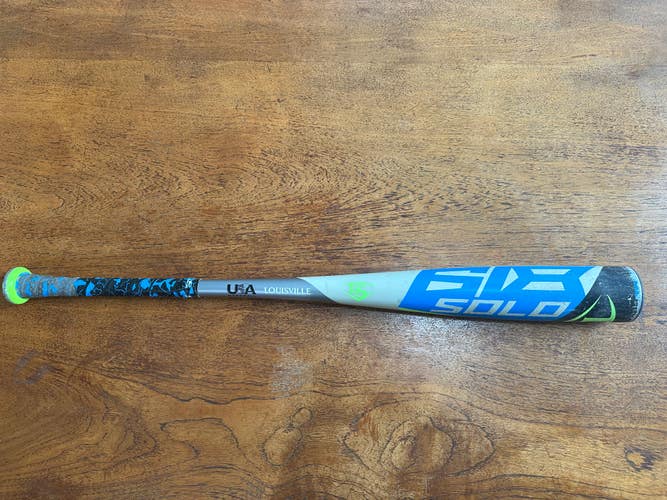 2018 Louisville Slugger Solo 618 Alloy USABat Certified Bat (-11) 19 oz 30" (Used)