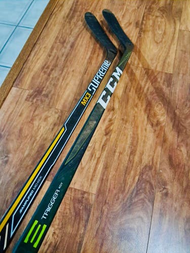 2 pack NHL pro stock hockey sticks