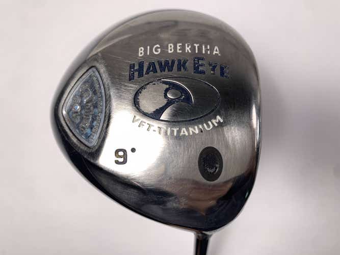 Callaway Hawkeye VFT Driver 9* Big Bertha System Firm Graphite Mens RH
