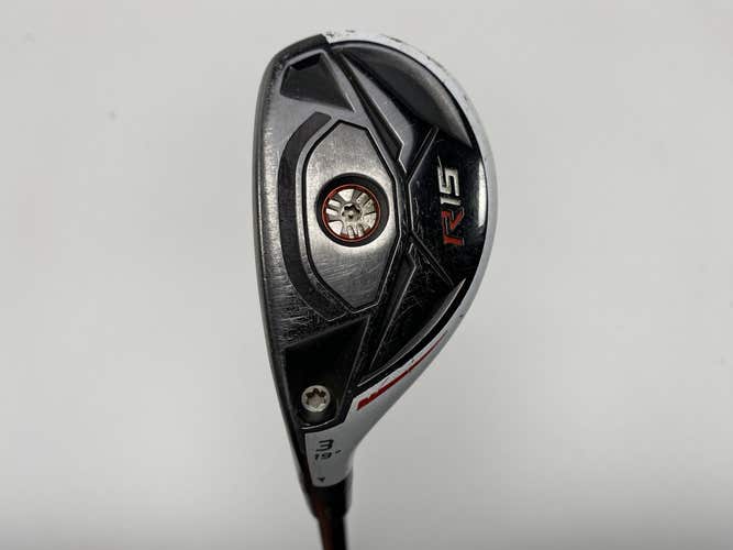 TaylorMade R15 3 Hybrid 19* Fujikura Speeder 77 Evolution Stiff Graphite Mens LH