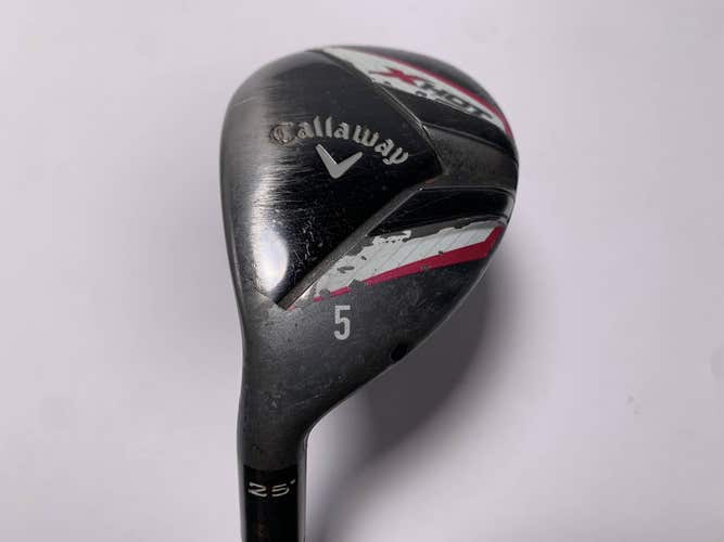 Callaway X Hot 2013 5 Hybrid 25* 50g Ladies Graphite Womens LH