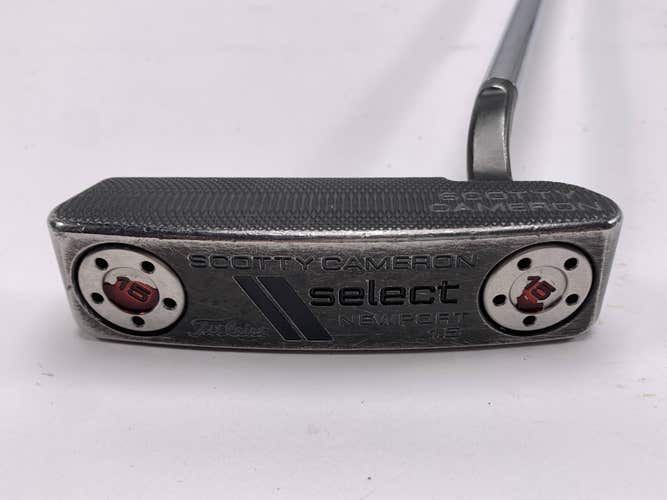 Scotty Cameron Select Newport 1.5 Black Putter 34" SuperStroke Tour 2.0 Mens RH