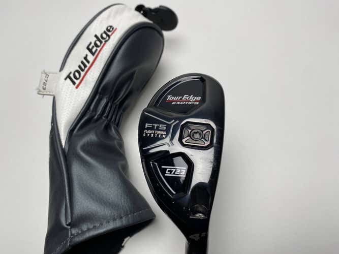 Tour Edge Exotics C723 4 Hybrid 22* Tensei Blue AV Series Xlink 65g Stiff RH HC