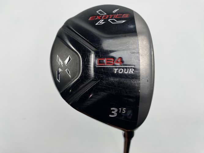 Tour Edge Exotics CB4 Tour 3 Fairway Wood 15* Graphite Design Regular RH