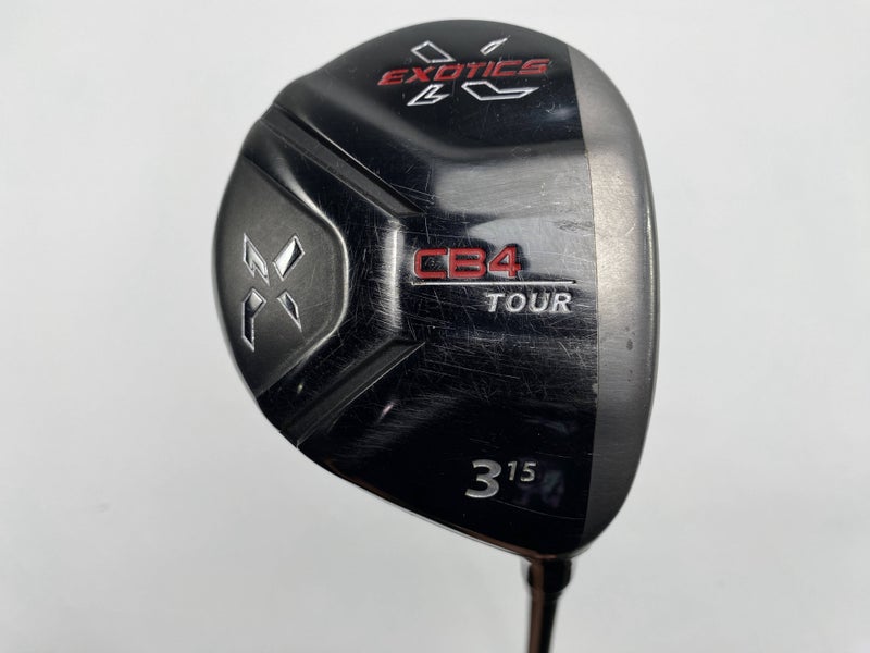 Tour Edge Exotics CB4 Tour 3 Fairway Wood 15* Graphite Design Regular RH
