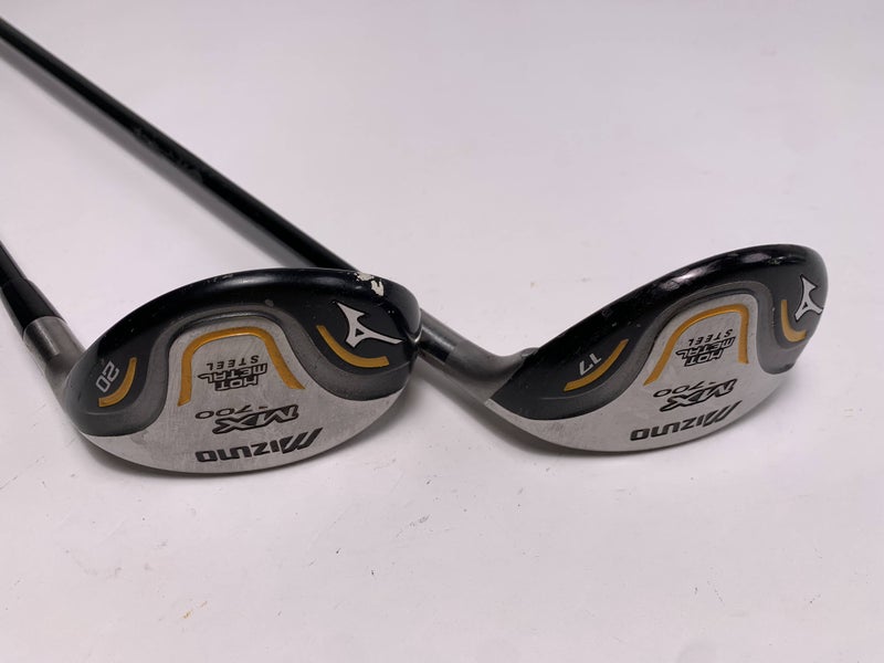 Mizuno MX 700 2 & 3 Hybrid Set 17* 20* Exsar HS4 80g Stiff Graphite Mens RH
