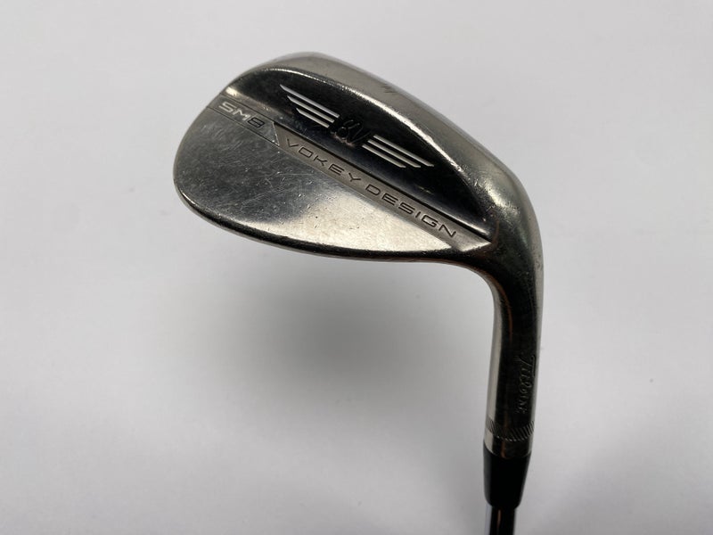 Titleist Vokey SM8 Tour Chrome Wedge 58* 12 Bounce D-Grind Wedge Steel Mens RH