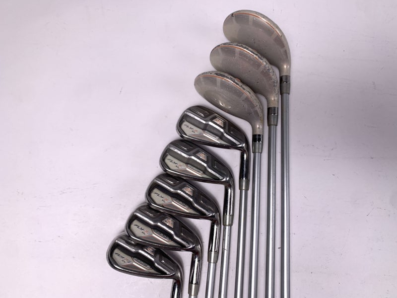 Cobra Fly-Z XL Womens Iron Set 4h-6h-7-PW+SW Fly-Z XL Ladies Graphite Womens RH