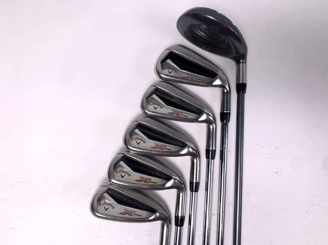 Callaway X Series N415 Iron Set 3H+6-PW Uniflex Steel Mens RH