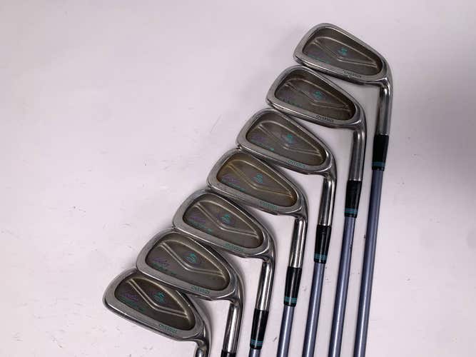 Cobra Lady Cobra Iron Set 4-PW+SW Ladies Graphite Womens RH No 7 iron
