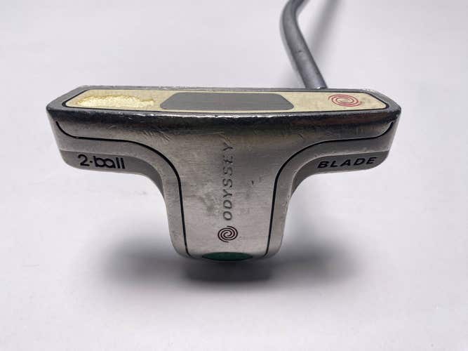 Odyssey White Steel 2-Ball Blade Putter 35" Mens RH