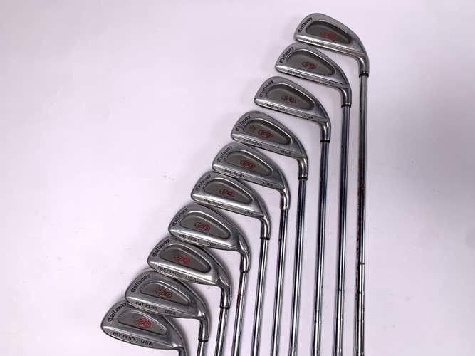Callaway S2H2 Iron Set 2-PW+SW True Temper Memphis "10" Regular Steel Mens RH