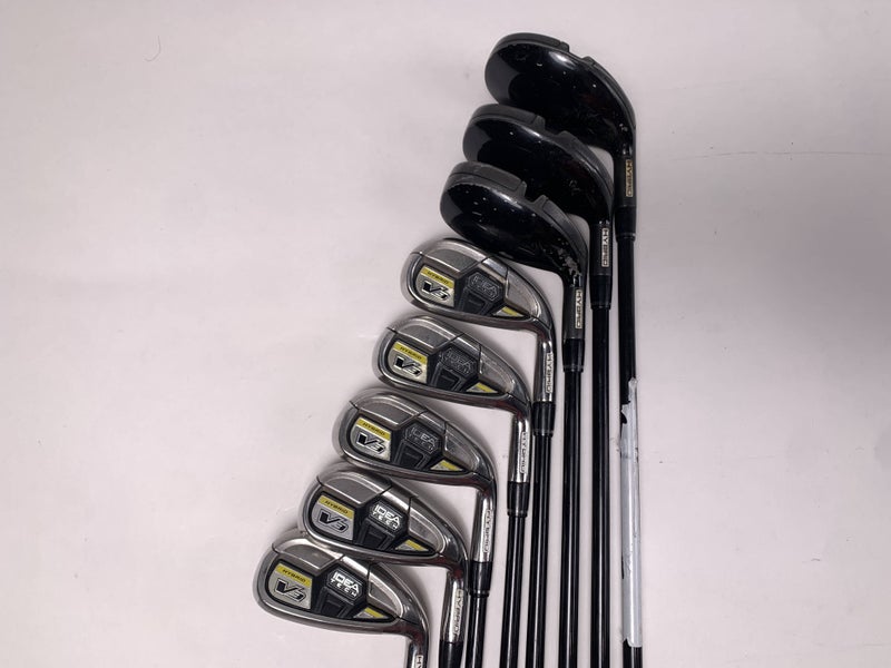 Adams Idea Tech V3 Iron Set 4 HYB-6 HYB+7 Iron-PW+GW Idea V3 Regular Graphite RH