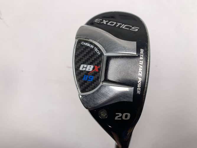Tour Edge Exotics CBX Hybrid 20* Project X EvenFlow 6.0 85g Stiff Mens RH