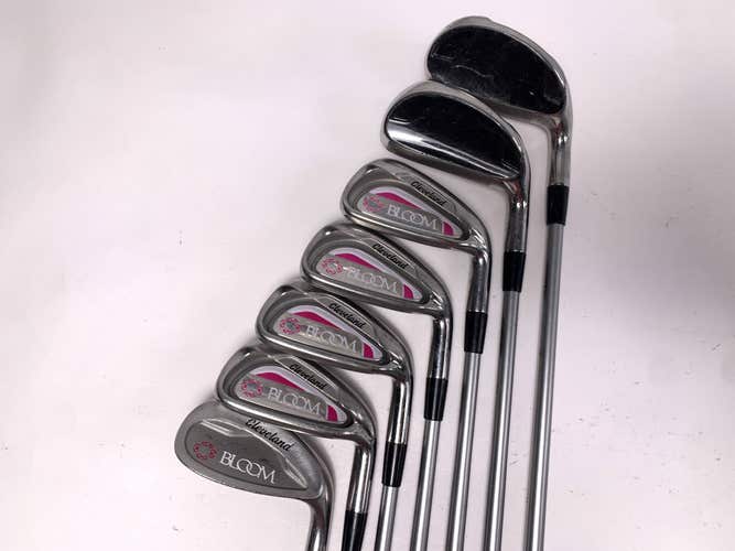 Cleveland Bloom Iron Set 5-PW+SW 50g Ladies Graphite Womens RH