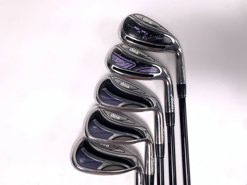 Adams Idea Womens 2014 Iron Set 7-PW+AW Grafalloy Idea Womens Ladies Graphite RH