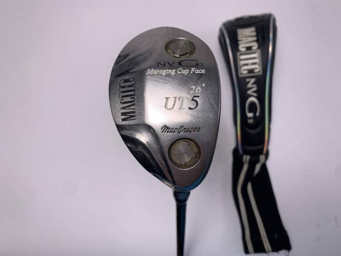 Macgregor MacTec NVG2 Utility 5 Hybrid 26* Fujikura Triple Action 55g Mens RH HC