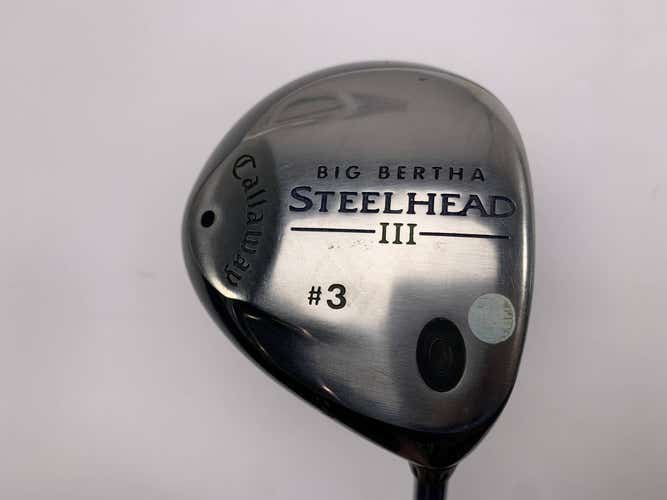 Callaway Steelhead III 3 Fairway Wood 15* System III Ladies Graphite Womens RH