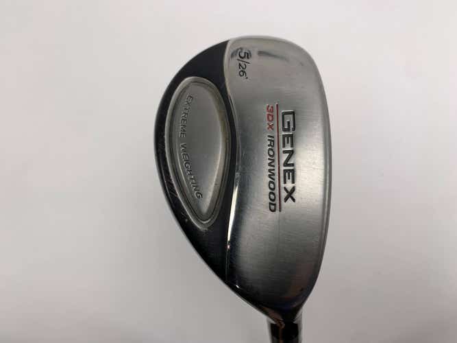 Nickent Genex 3DX 5 Fairway Wood 26* SpeedRated 75 75g Regular Graphite Mens RH