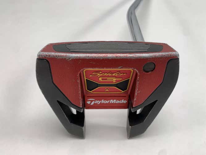TaylorMade Spider GT Single Bend Red Putter 34" SuperStroke Pistol GTR 1.0 RH