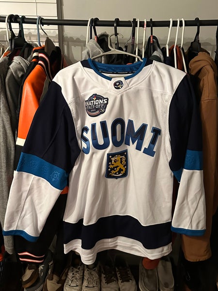 NHL 4 Nations Finland Fanatics Premium Jersey Size 46