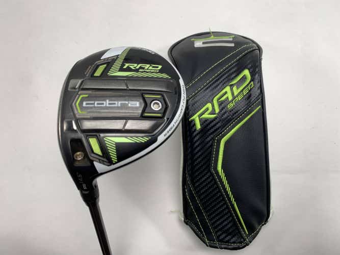 Cobra RAD Speed 3 Fairway Wood 14.5* Even Flow Riptide CB 40g Senior LH HC