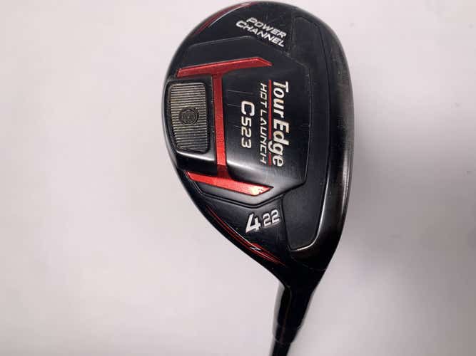 Tour Edge Hot Launch C523 4 Hybrid 22* Hot Launch 55g Regular Graphite Mens RH