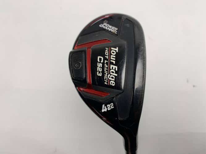 Tour Edge Hot Launch C523 4 Hybrid 22* Hot Launch Regular Graphite Mens RH