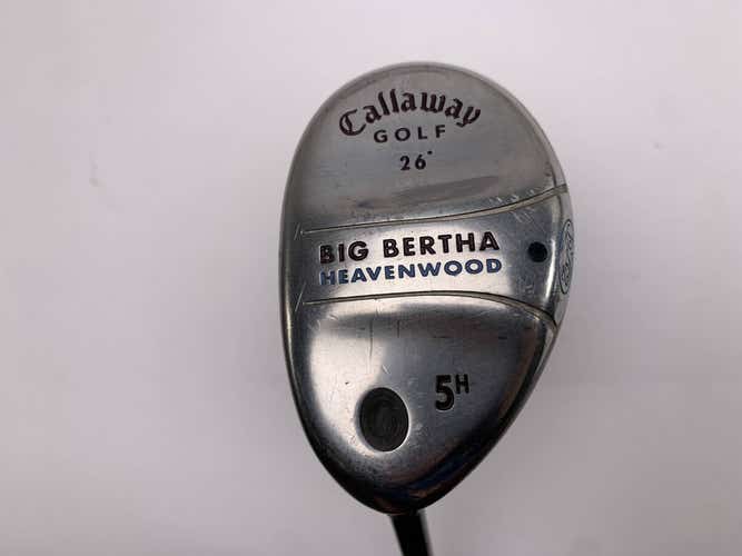 Callaway Big Bertha Heavenwood 5 Hybrid 25* Big Bertha Gems 55 Ladies LH