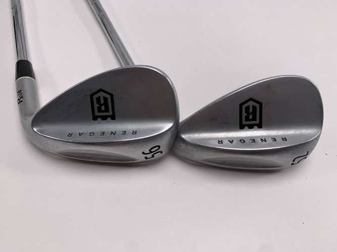 Renegar Rx14 Chrome Wedge Set 52* | 56* KBS Wedge Steel Mens RH