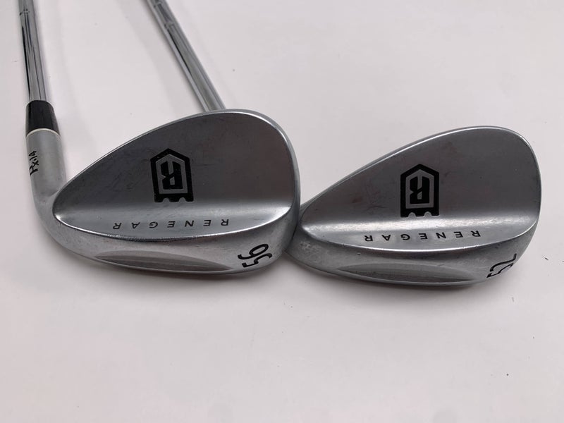 Renegar Rx14 Chrome Wedge Set 52* | 56* KBS Wedge Steel Mens RH